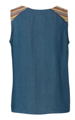 Tank Top - Forma svasata - con cintura