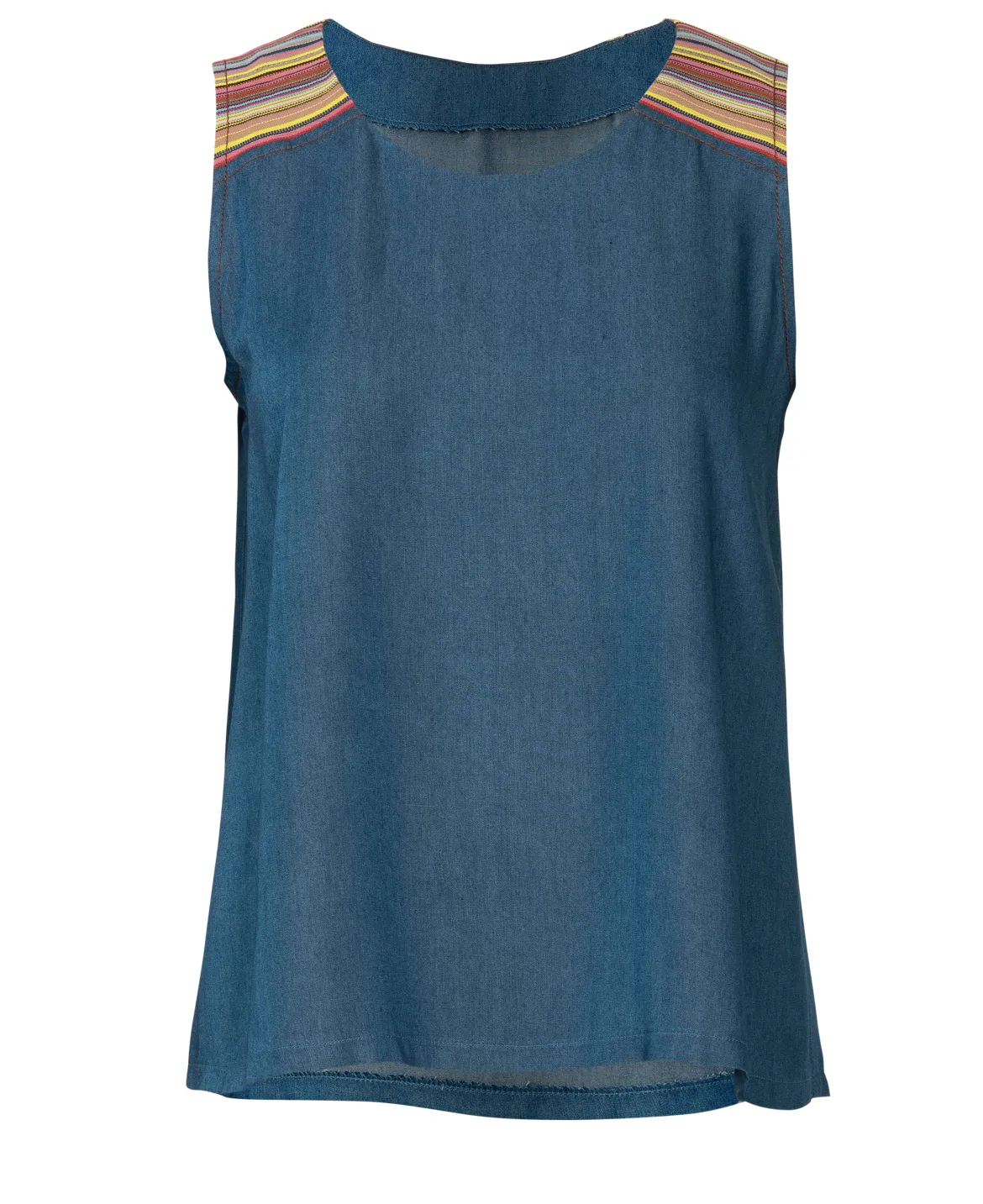 Tank Top - Forma svasata - con cintura
