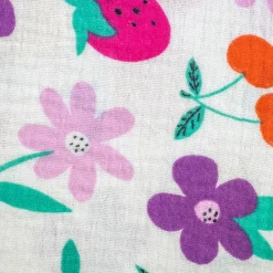 TELA INDIANA FANTASIA FIORI E FRUTTA