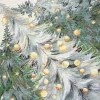Tovaglia piazzata 100x100 bosco Natale