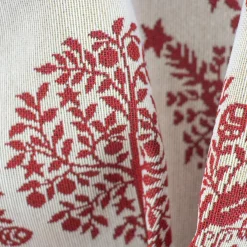 Tovaglia piazzata 100x100 rosso Natale