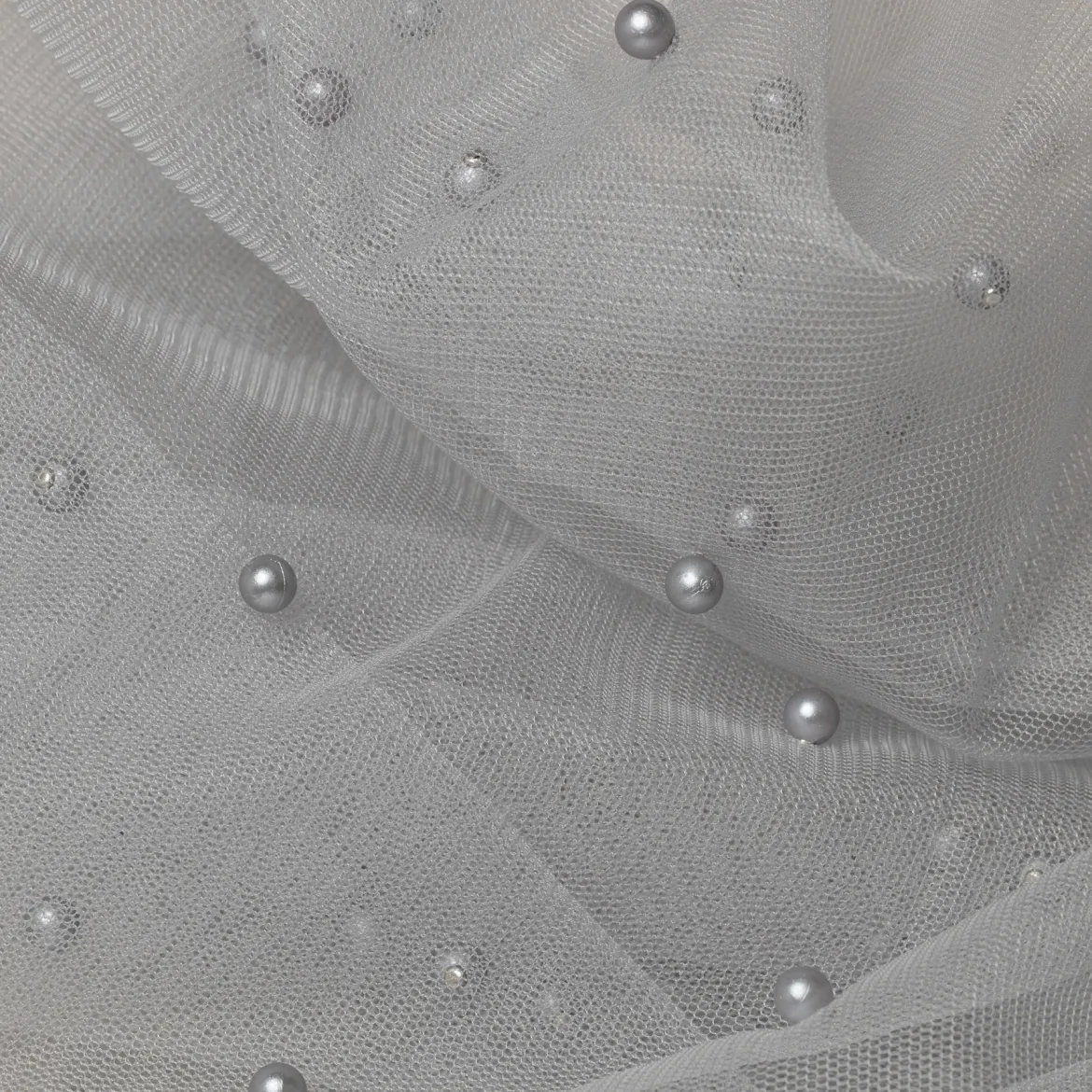 TULLE CON PERLINE NAVE