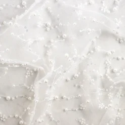 TULLE RICAMATO CON PERLINE EZE SPOSA