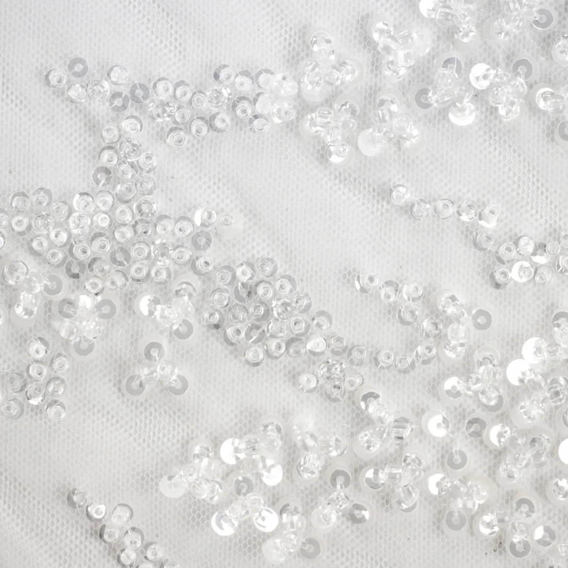 TULLE RICAMATO CON PERLINE LIMOGES SPOSA
