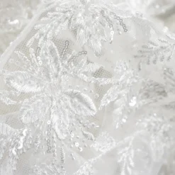 TULLE RICAMATO CON PERLINE ROUEN SPOSA