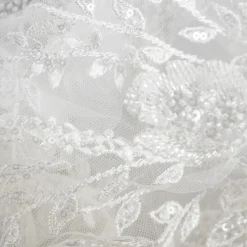 TULLE RICAMATO CON PERLINE VERTOU SPOSA