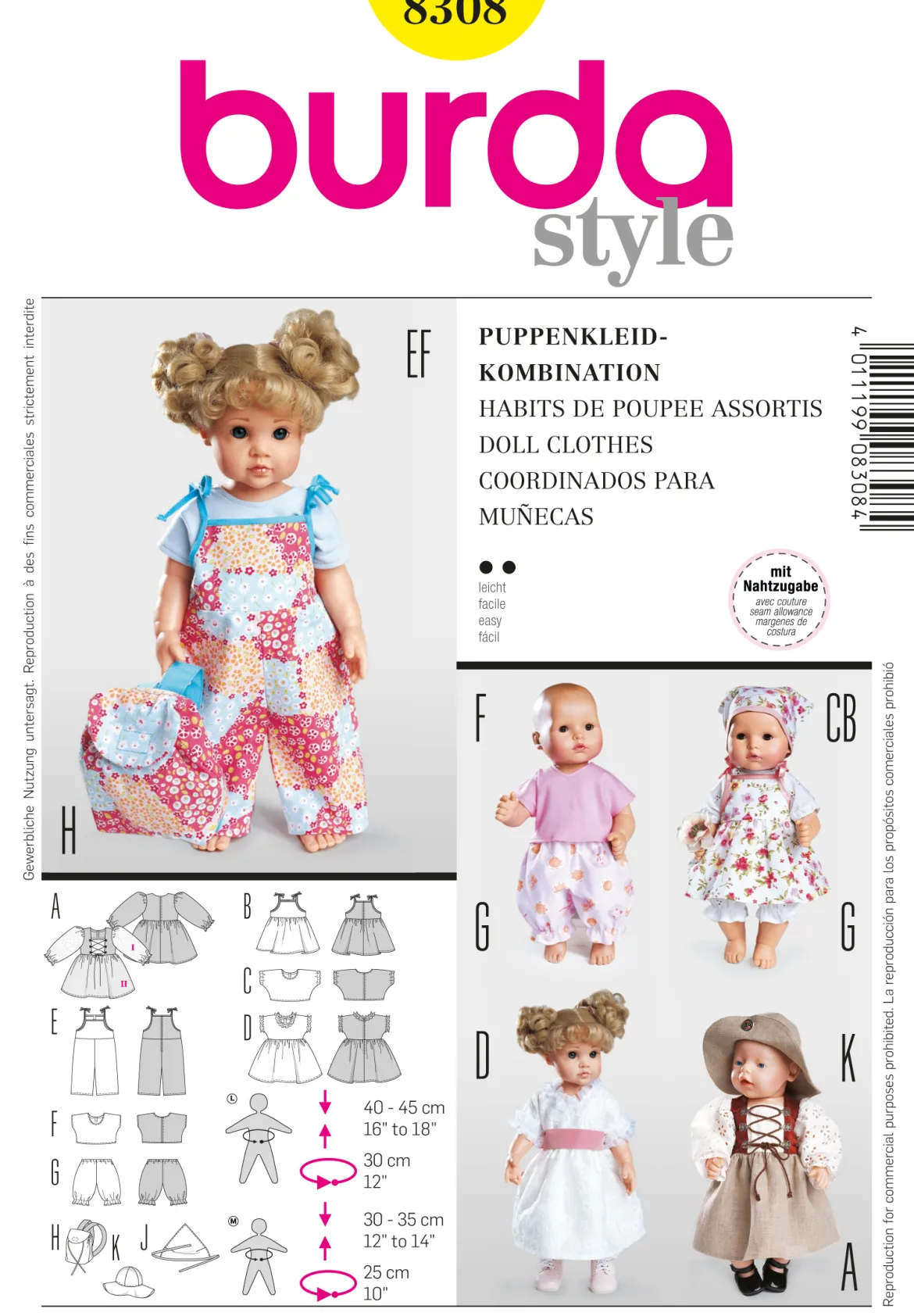 vestiti per le bambole