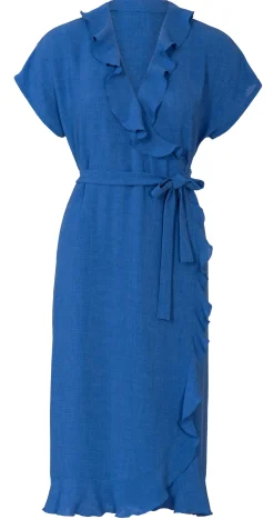 Vestito a portafoglio con fascette -Orl