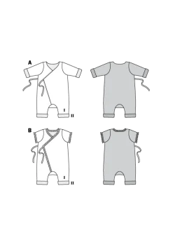 Wrap Rompers - Tuta